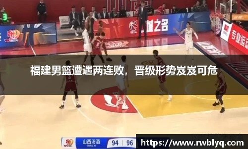 福建男篮遭遇两连败，晋级形势岌岌可危